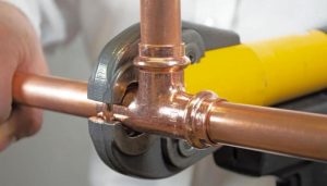 using a copper press
